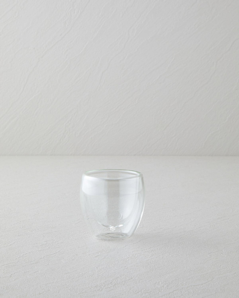 Santos Borosilikat 2’li Double Wall Bardak 110 ml Şeffaf