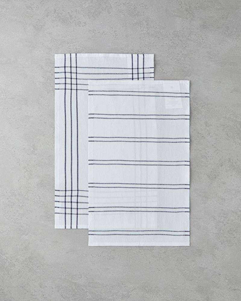 Savory Pamuk Polyester 2'li Kurulama Bezi 30x50 cm Lacivert