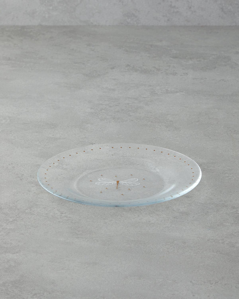 Seraphic Cam Pasta Tabağı 19 cm Gold