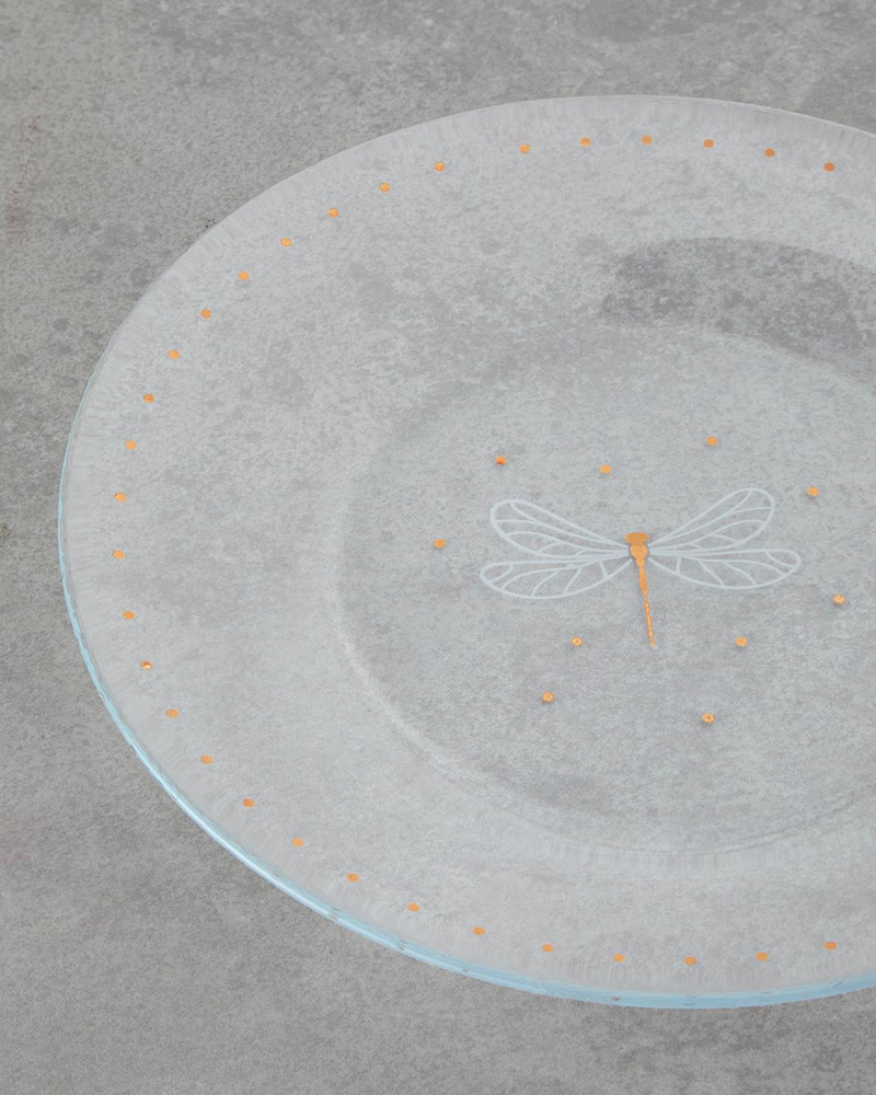 Seraphic Cam Pasta Tabağı 19 cm Gold