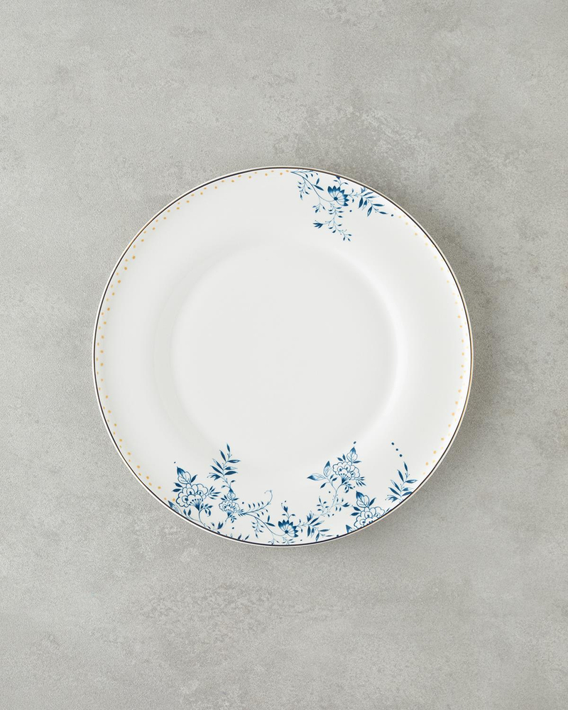 Serenity Blue Bone Porselen Yemek Takımı 24 Parça 6 Kişilik Lacivert