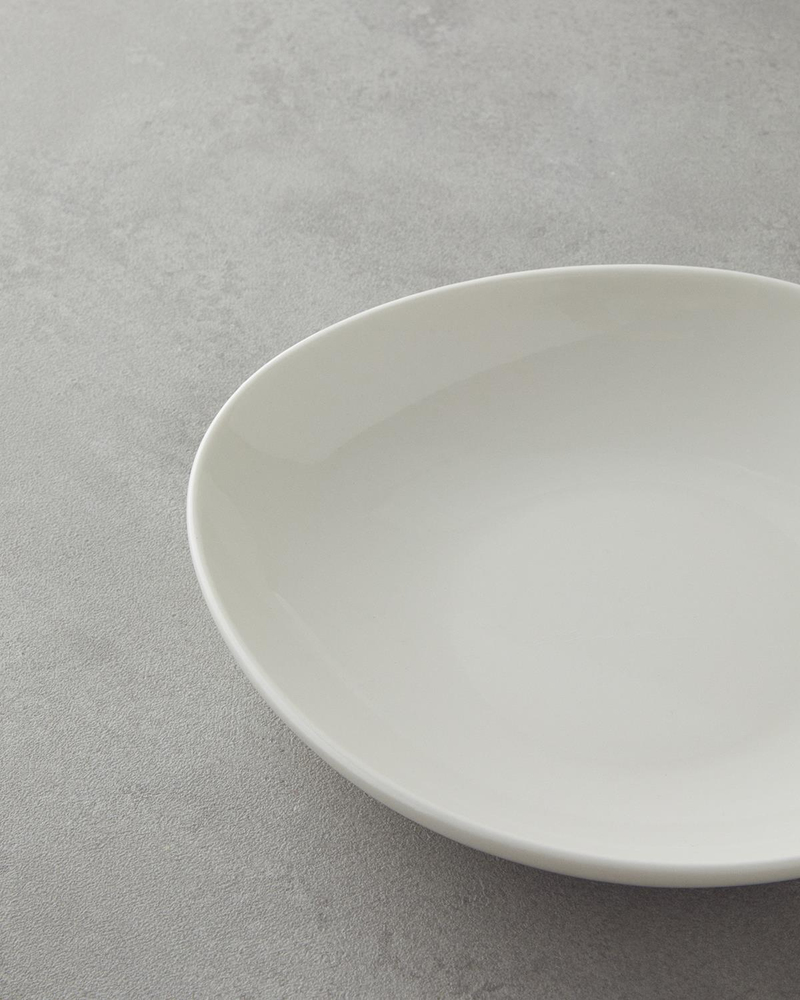 Shape Porselen Yemek Takımı 8 Parça 2 Kişilik Beyaz
