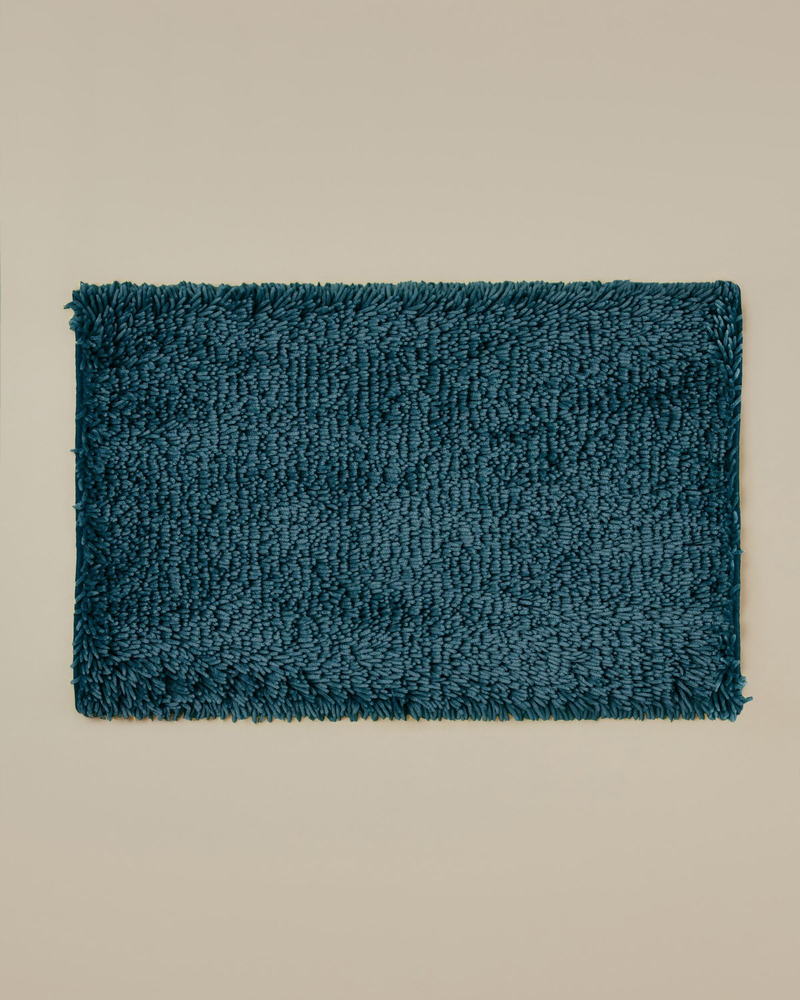 Silky Shine Kaydırmaz Taban Banyo Paspası 50x80 cm Petrol