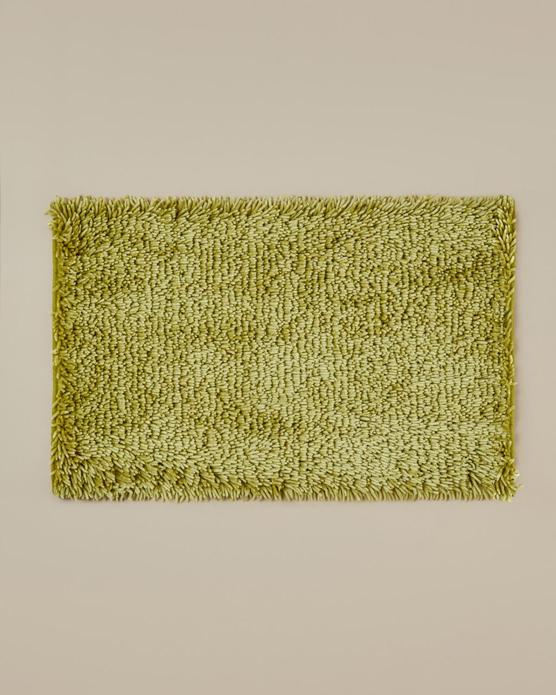 Silky Shine Kaydırmaz Taban Banyo Paspası 50x80 cm Yeşil