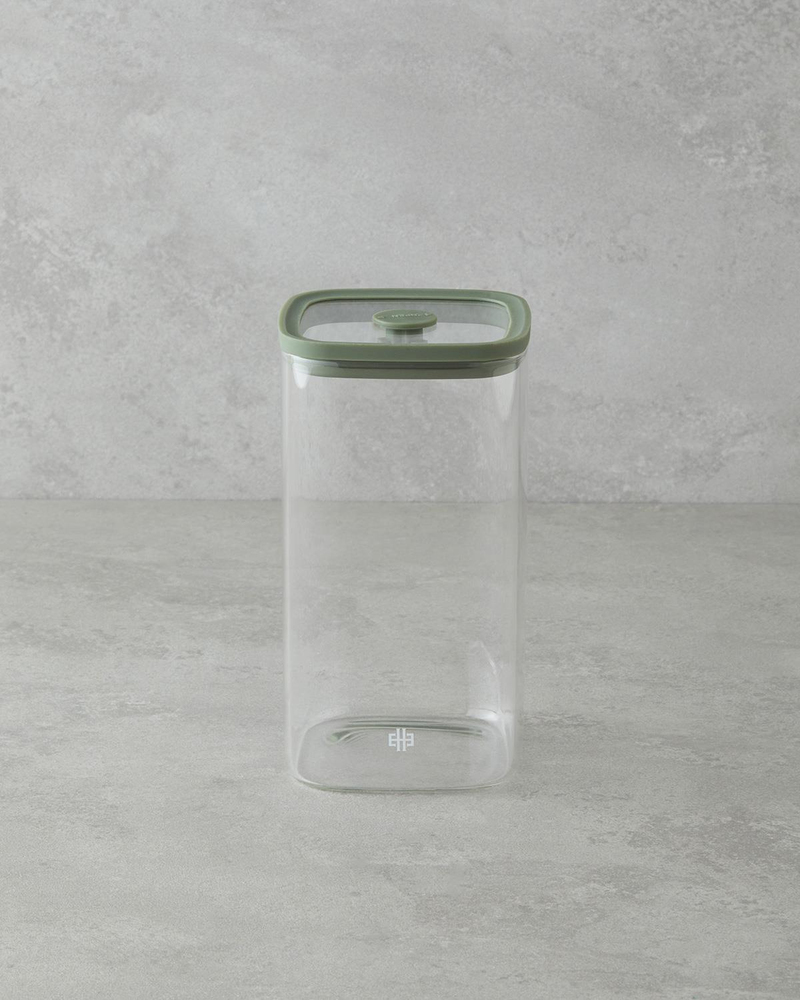 Simone Borosilikat Kavanoz 1300 ml Yeşil