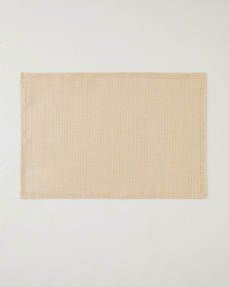 Soft glow Polyester 4'lü Amerikan Servis 30x45 cm Gold