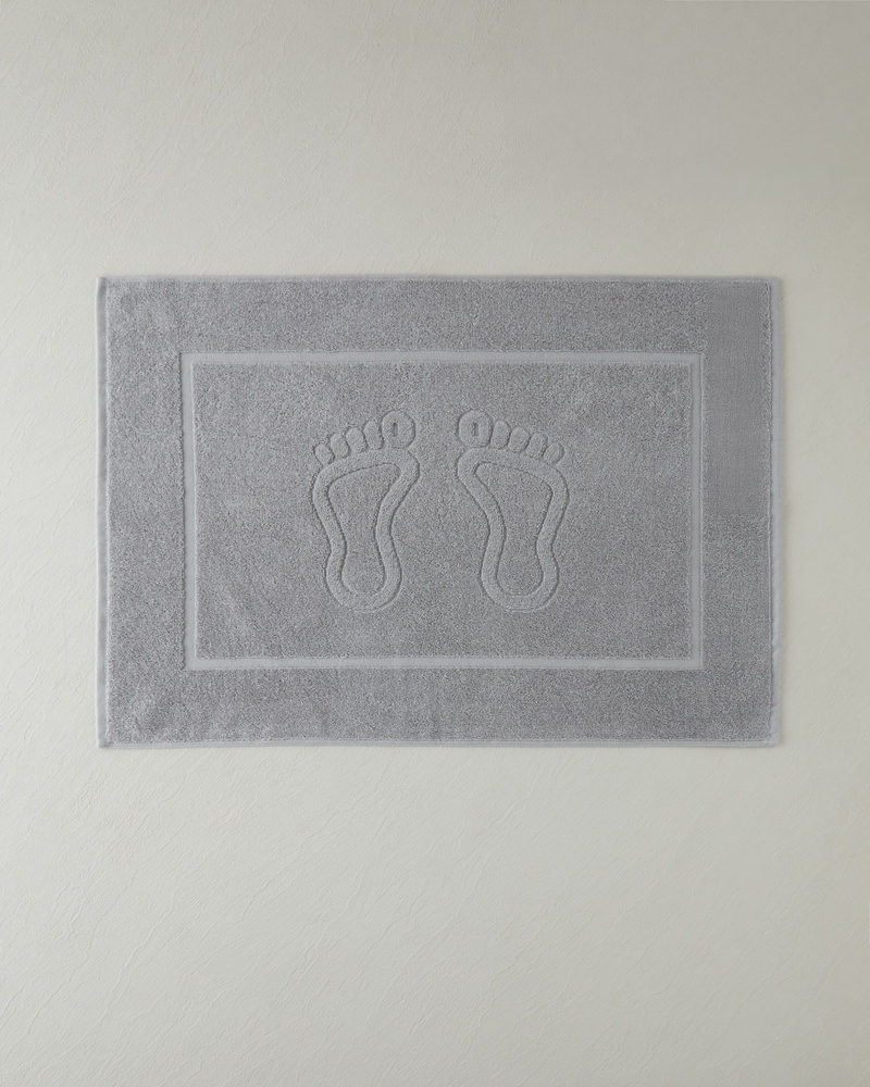 Soft Step Pamuk Ayak Havlusu 50x70 cm Gri