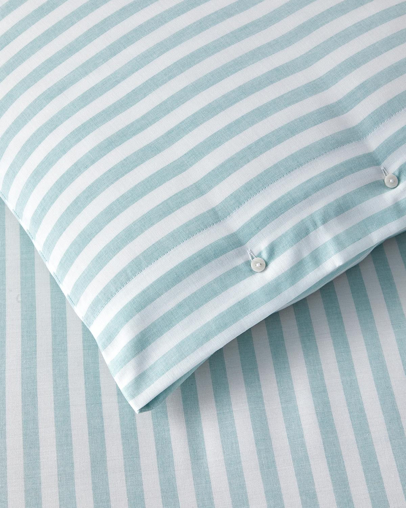 Soft Streaks İpliği Boyalı Çift Kişilik Nevresim Takımı 200x220 cm Yeşil