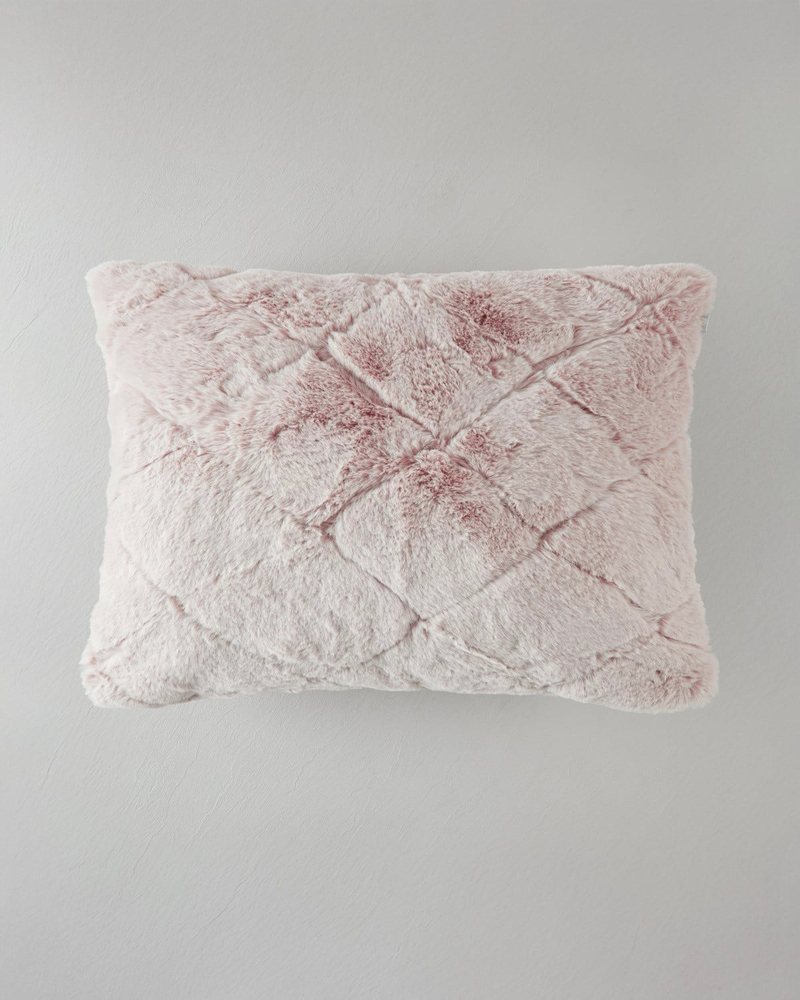 Soft Touch Rabbit Peluş Kırlent Kılıfı 35x50 cm Pudra