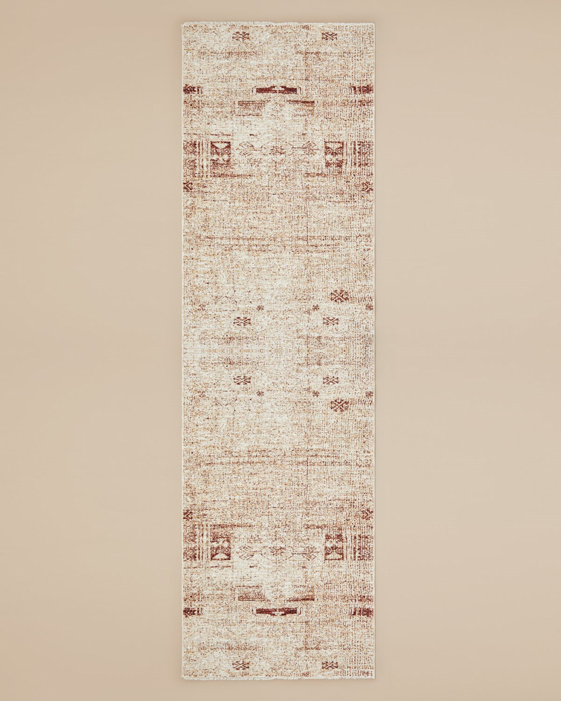 Solan Halı 80x300 cm Bordo