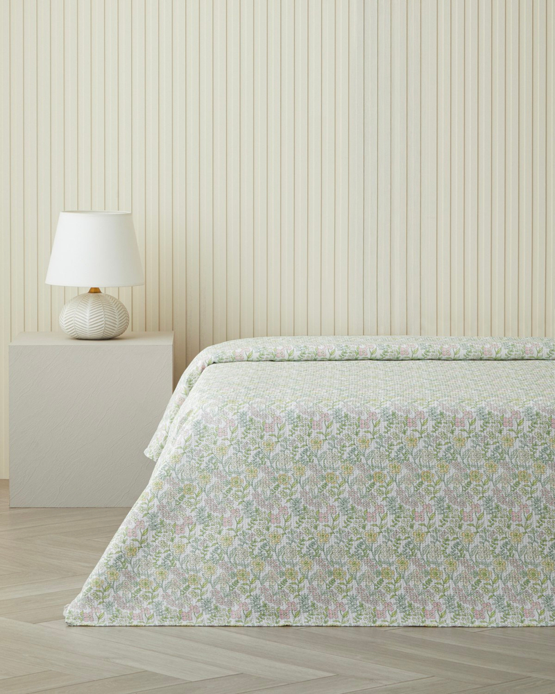 Spring Garden Çift Kişilik Pike 200x220 cm Yeşil
