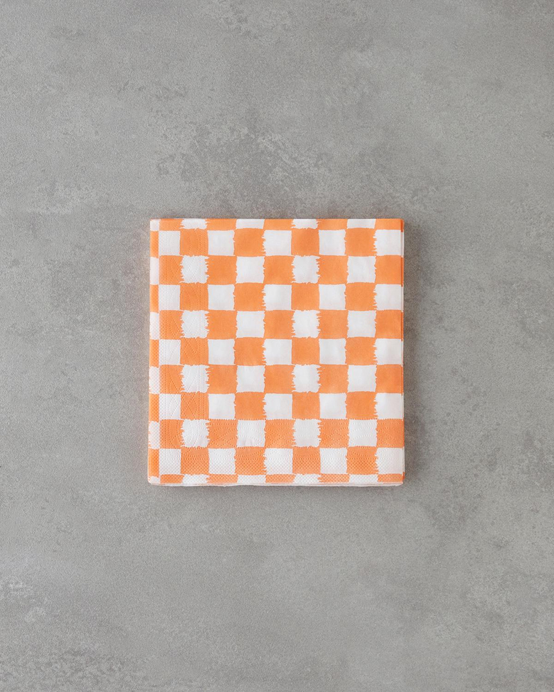 Squarify Orange Kağıt 20'li Kağıt Peçete 33x33 cm Sarı