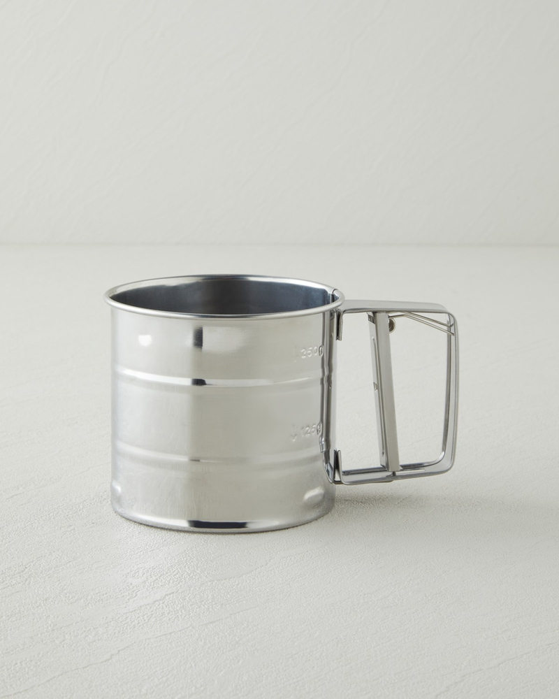 Steel Master Paslanmaz Çelik Un Eleği Mutfak Gereci 10.5 cm Gri