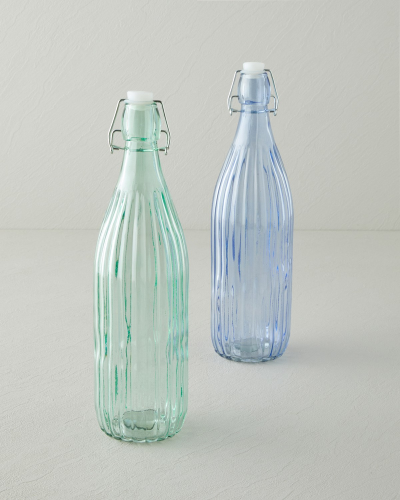 Striatus Cam Şişe 1000 ml Mavi