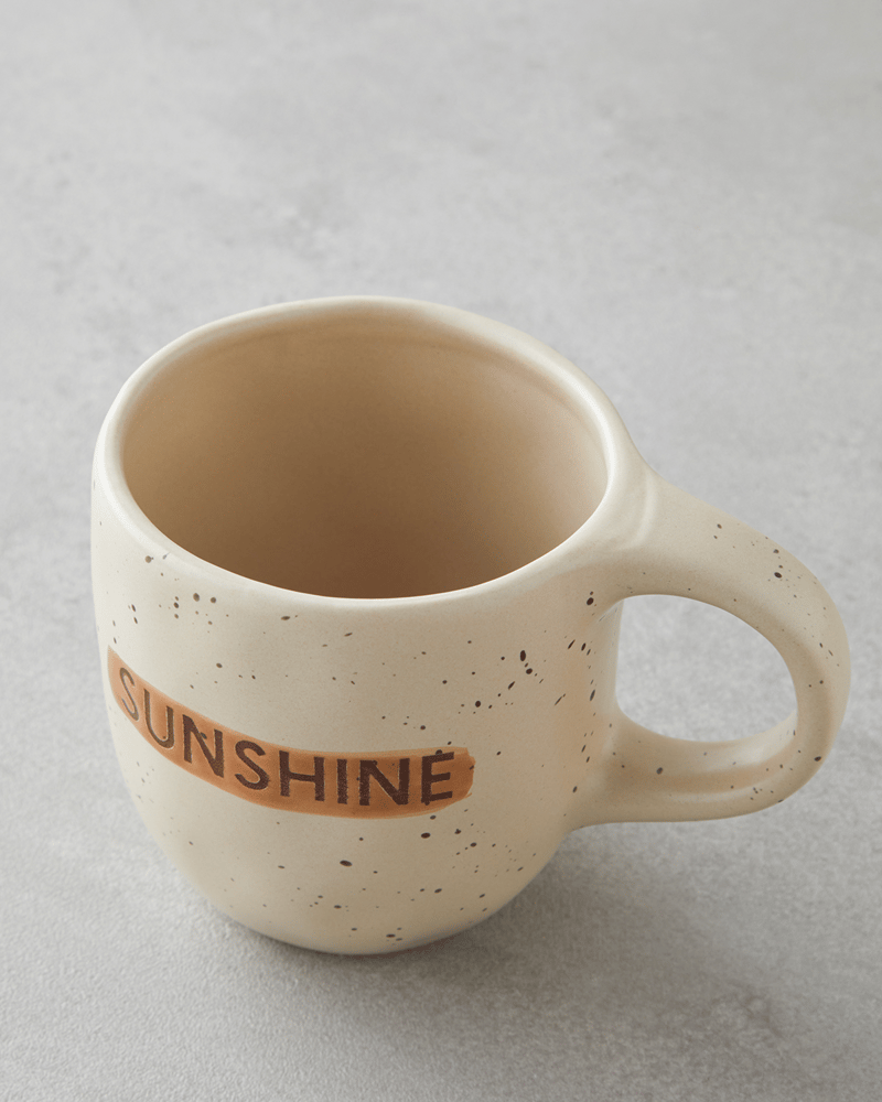 Sunshine Stoneware Kupa 395 ml Açık Kahverengi