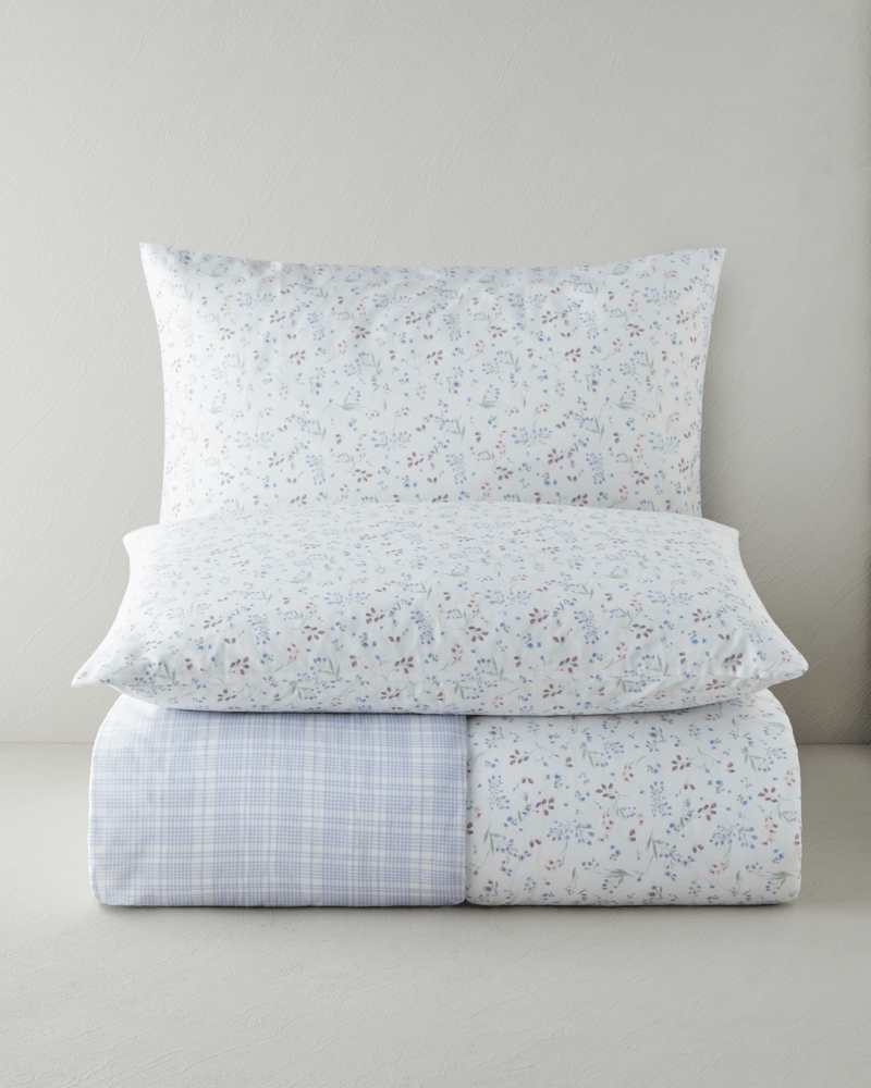 Sweety Meadow Kolay Ütülenir Çift Kişilik Nevresim Seti 200x220 cm Lila