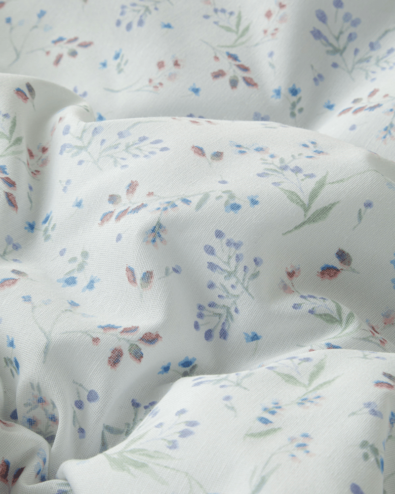 Sweety Meadow Kolay Ütülenir Çift Kişilik Nevresim Seti 200x220 cm Lila