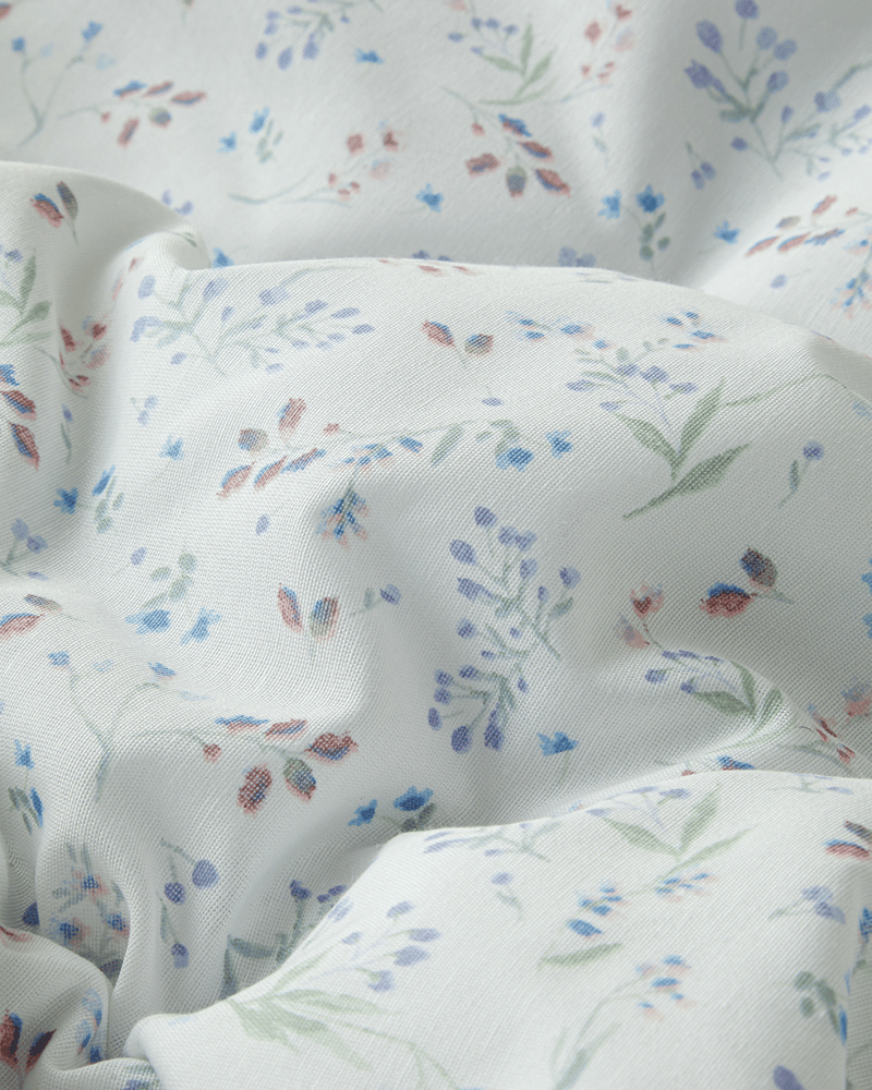 Sweety Meadow Kolay Ütülenir Tek Kişilik Nevresim Seti 160x220 cm Lila