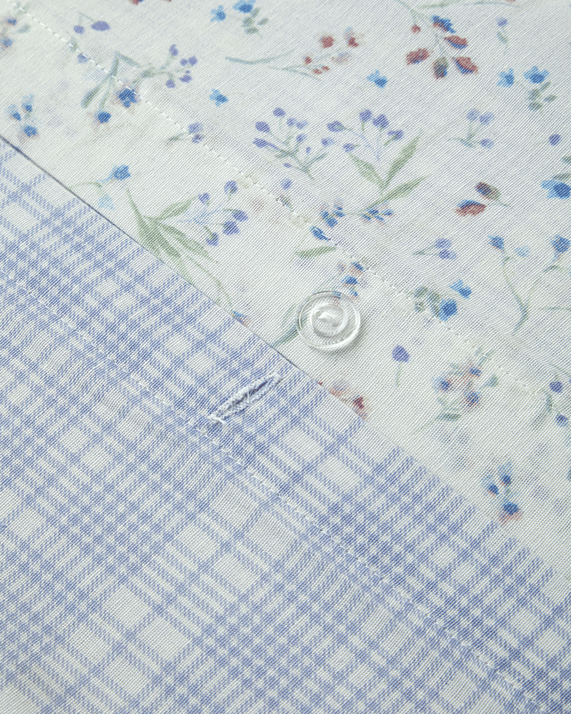 Sweety Meadow Kolay Ütülenir Tek Kişilik Nevresim Seti 160x220 cm Lila