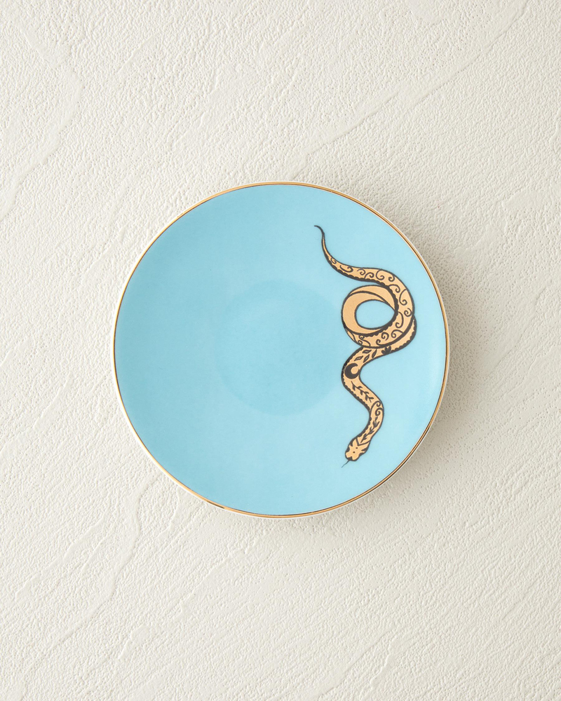 Talisman Snake Bone China Çerezlik 10 cm Açık Mavi