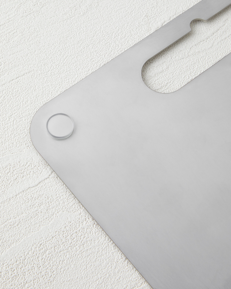 Titan Cut Paslanmaz Çelik Kesme Tahtası 24x34 cm Gri