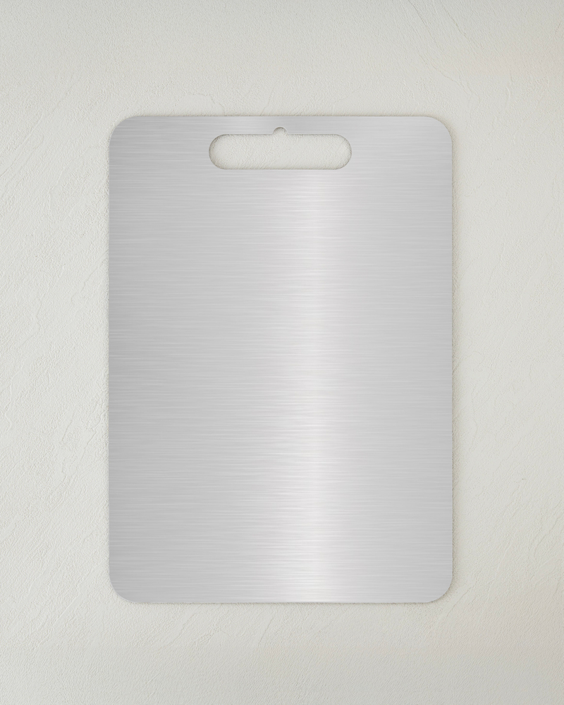 Titan Cut Paslanmaz Çelik Kesme Tahtası 24x34 cm Gri