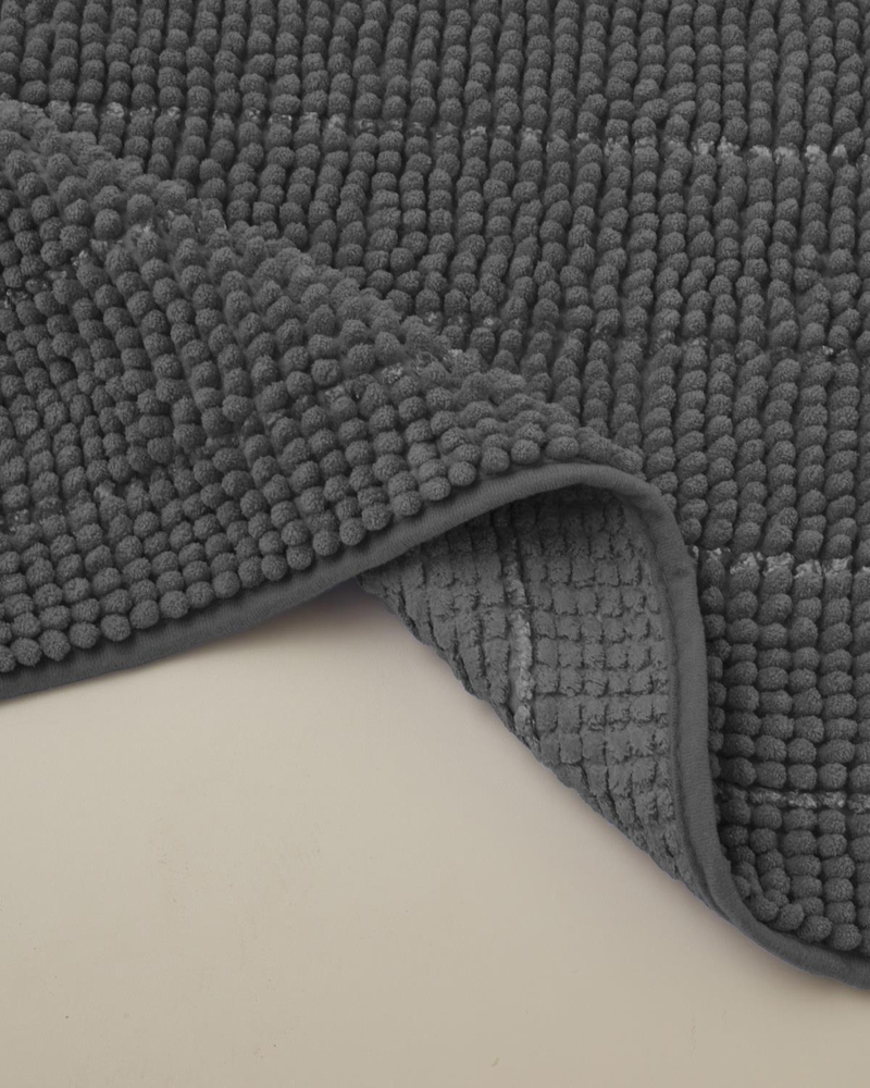 Trendy Kaydırmaz Taban Banyo Paspası 50x80 cm Gri