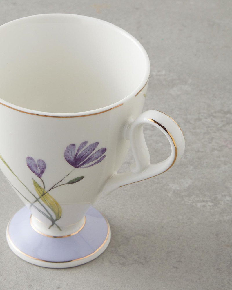 Valentina New Bone China Kupa 300 ml Lila