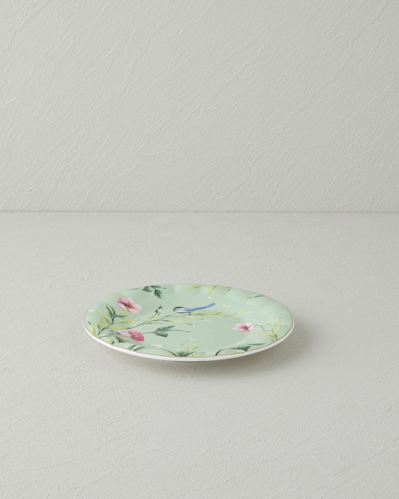 Vanilla New Bone China Pasta Tabağı 16 cm Açık Yeşil