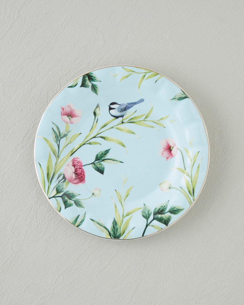 Vanilla New Bone China Pasta Tabağı 20 cm Açık Mavi