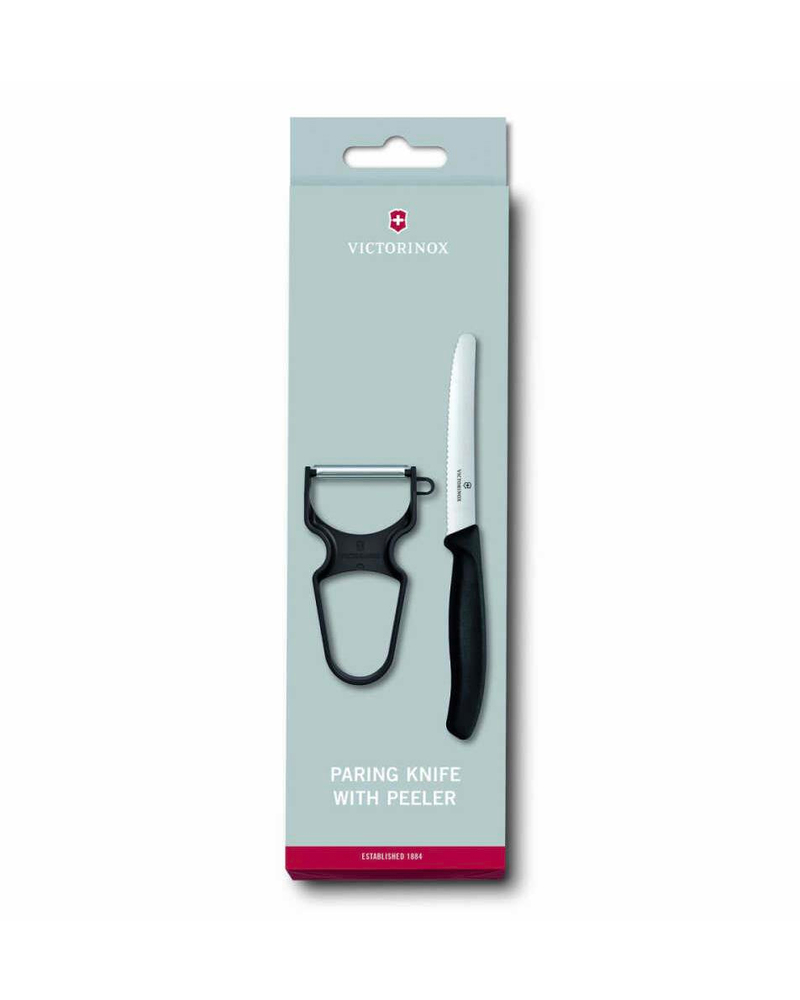 Victorinox 6.7113.23 Soyacak ve Sofra Bıçak Seti Siyah