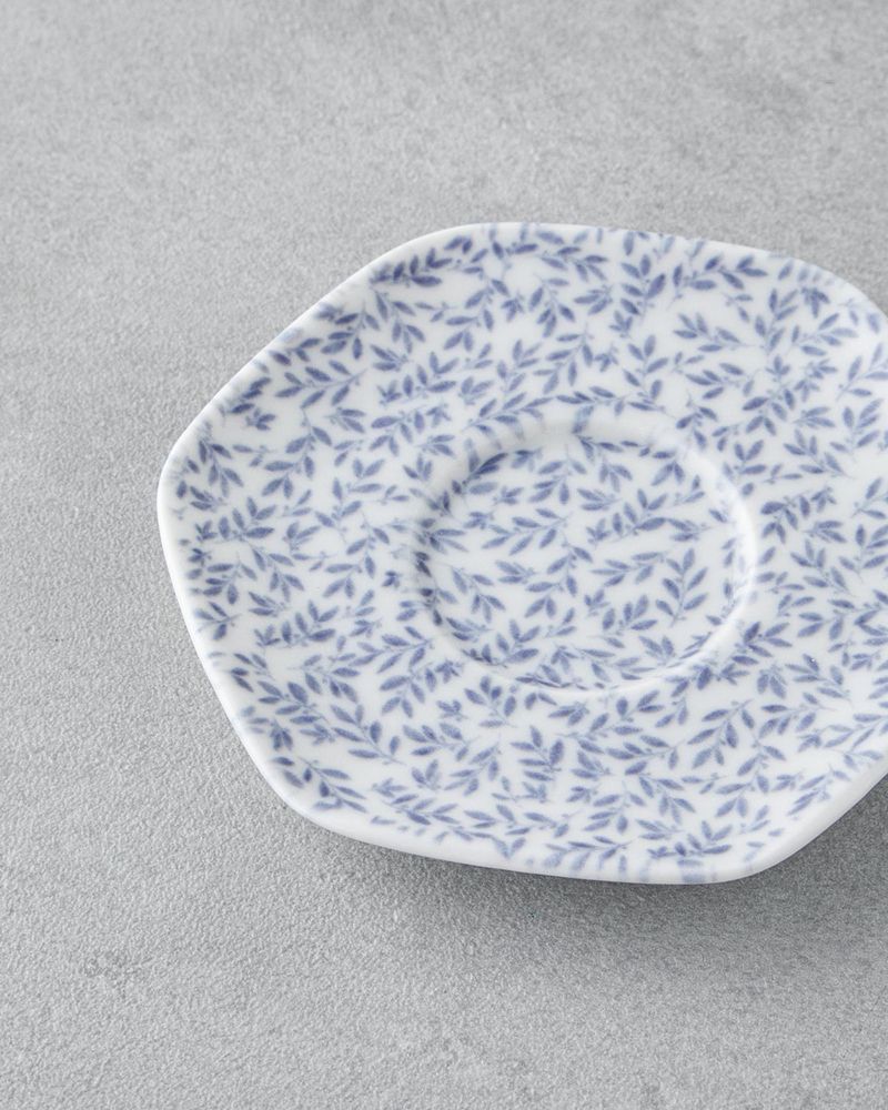 Wendy Bone Porselen Çay Tabağı 11 cm Mavi