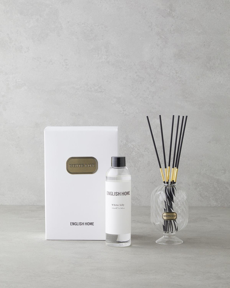 White Lily Çubuklu Oda Kokusu 200 ml Beyaz