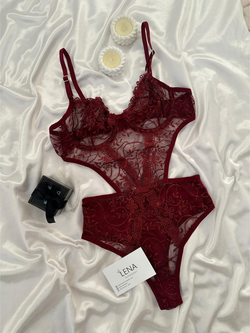 Bordo Bodysüit 