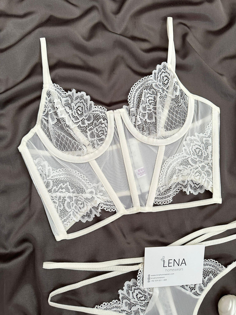 Ekru Sende Bralet Takım