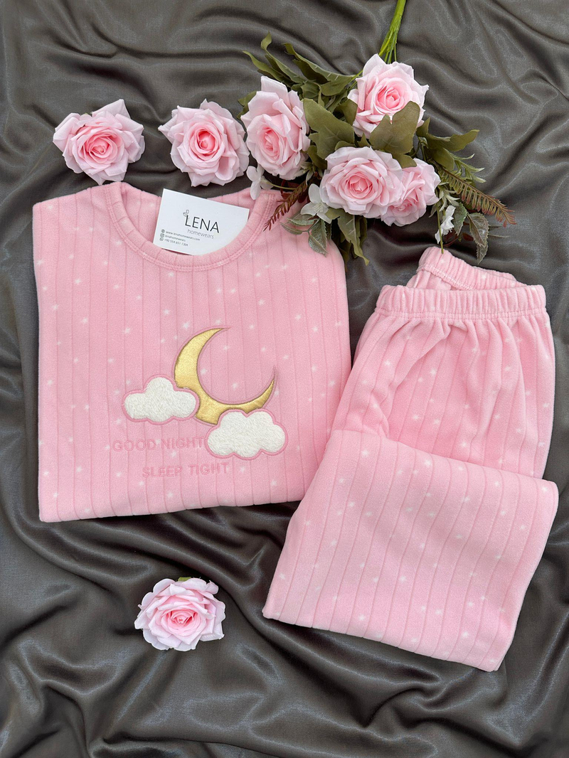 Good Night Pembe Pijama Takımı