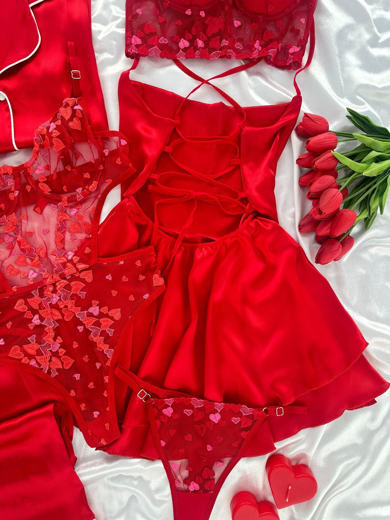 Kırmızı Nishan 6lı Set