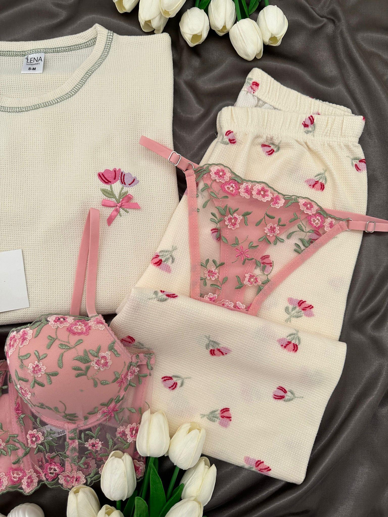 Lale Devri Lüks Dörtlü Set