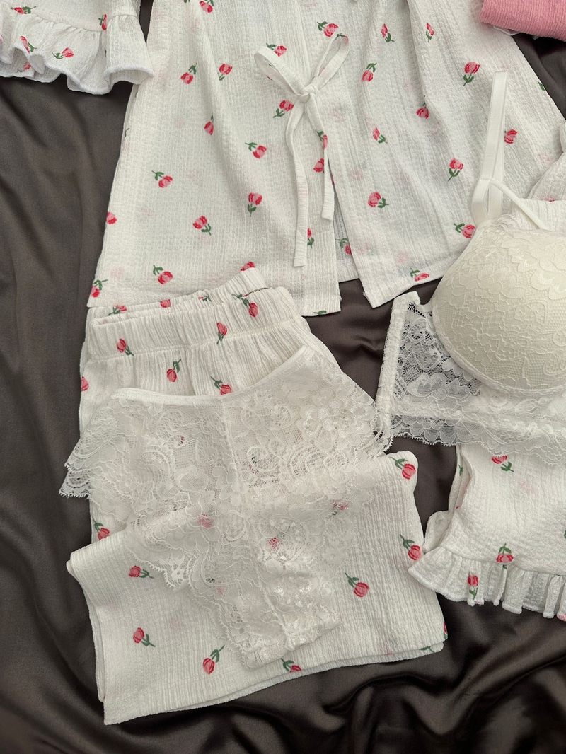 Laris Pembe Lale 6lı Set