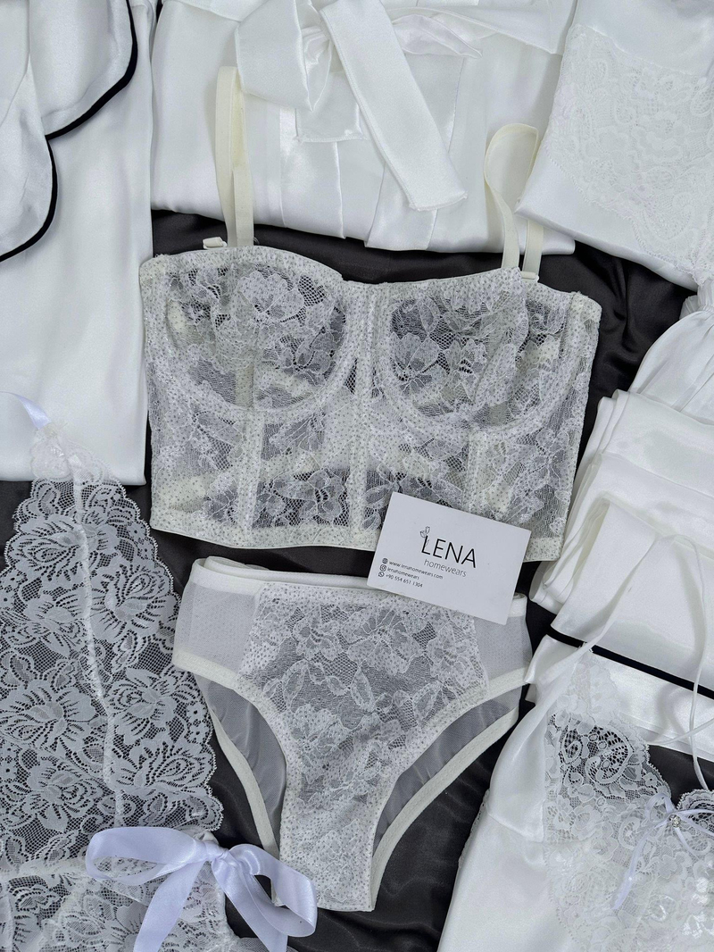 Premium Ecru Bridal Set ✨