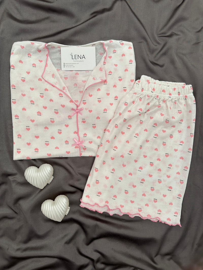Pureks Kısa Kollu Şortlu Pijama Takımı 