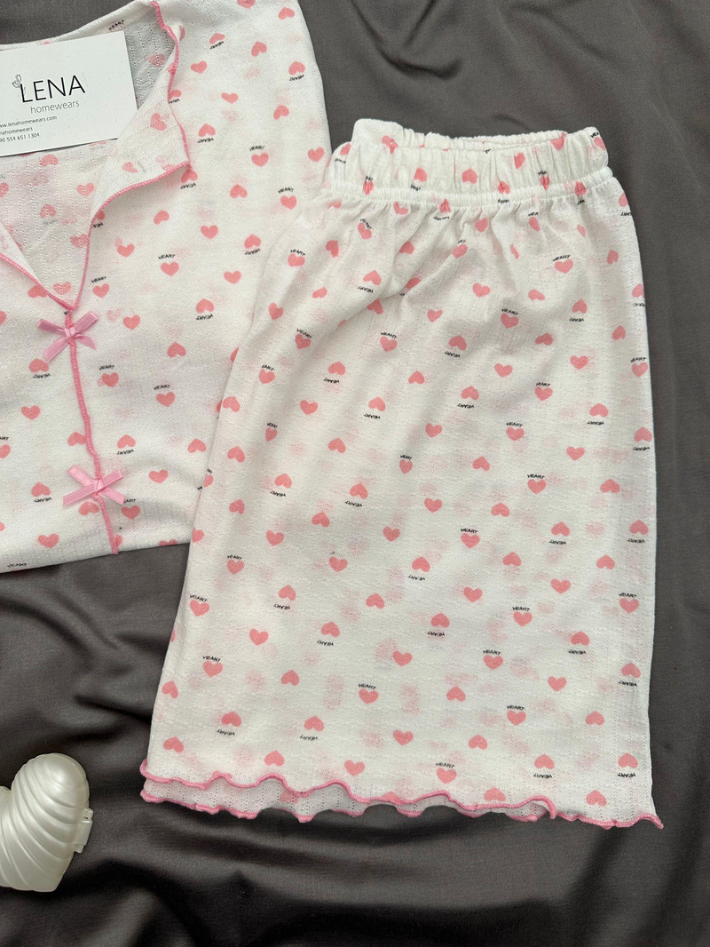 Pureks Kısa Kollu Şortlu Pijama Takımı 