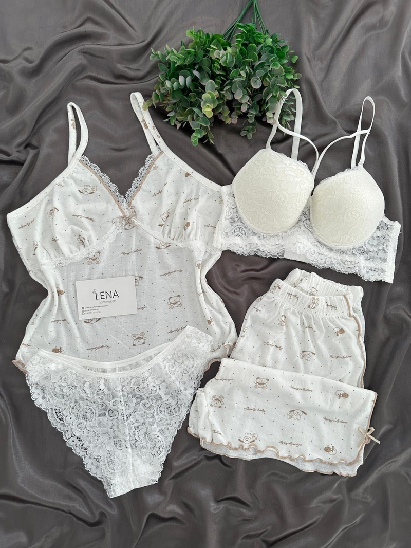 Pureks Lovely Tedy Pijama Seti