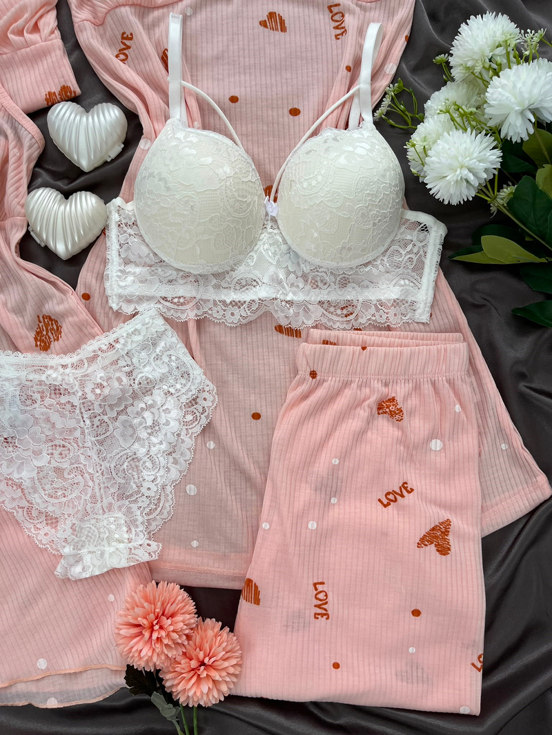 Solovly 7lı Pijama & Çamaşır Seti