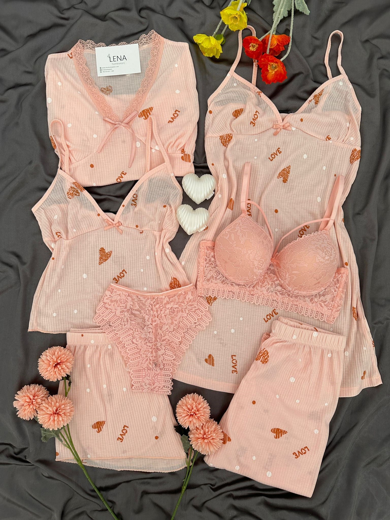 Solovly 7lı Pijama & Çamaşır Seti
