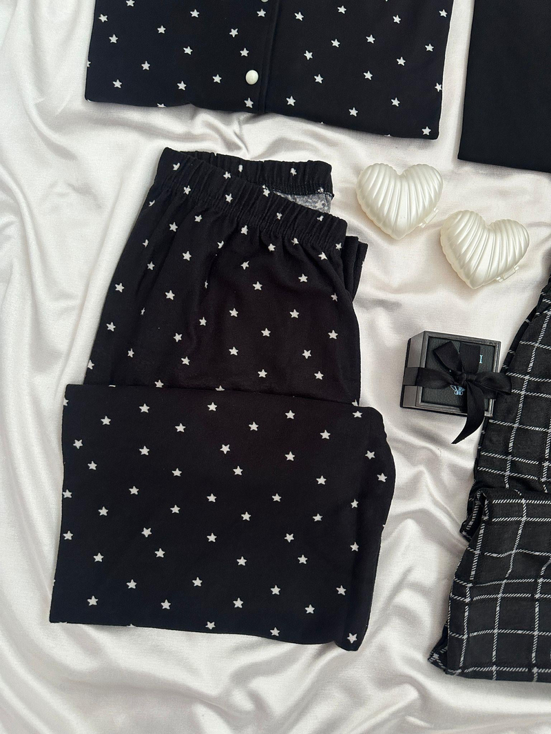 Tedy Dört Parça Çift Pijama Takımı