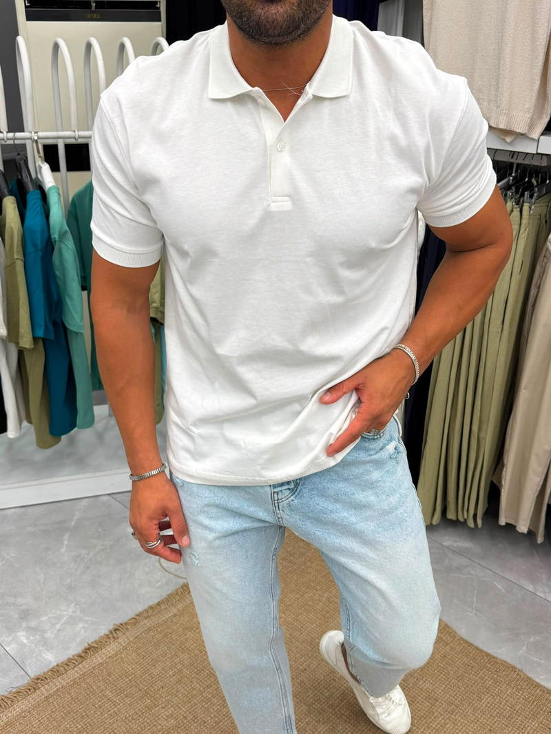 Ant Polo Yaka Beyaz