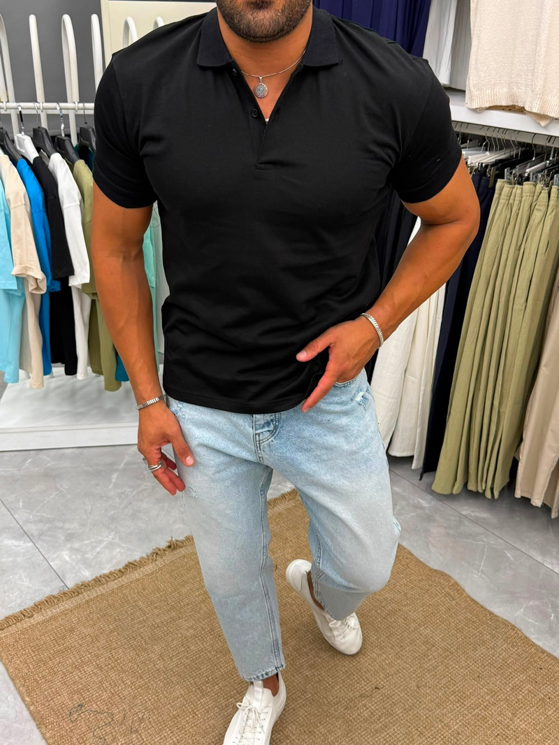 Ant Polo Yaka Siyah