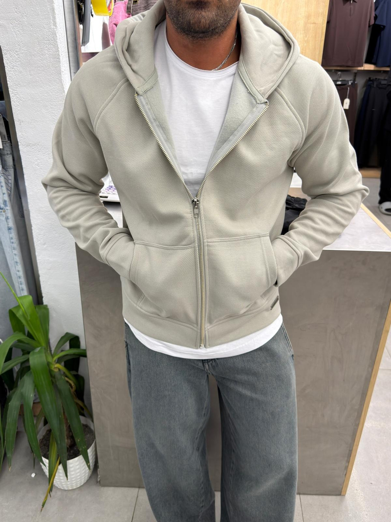 Catch Kapşonlu Sweatshirt Taş