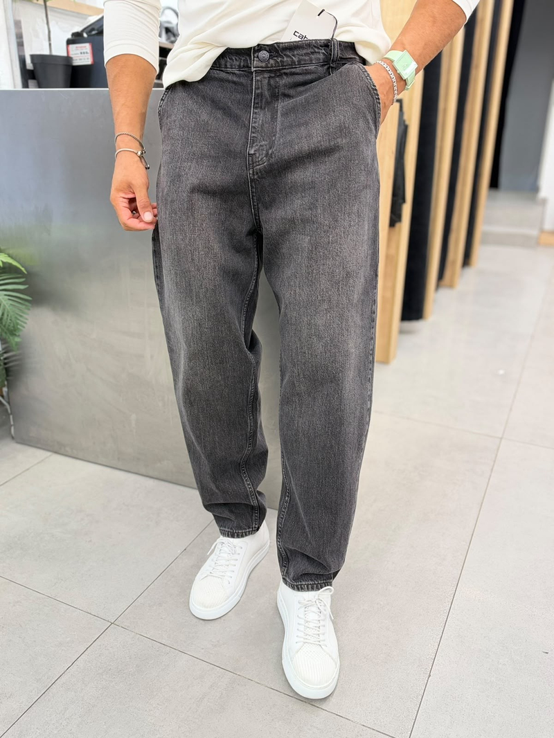 Catch Orta Kalıp Jean Antrasit